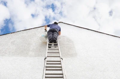 Peinture extérieure à Coutarnoux — façades et ravalement